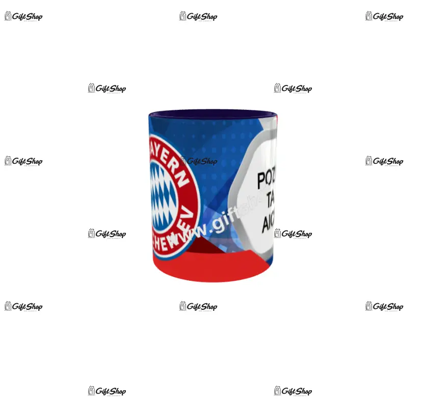 Fc bayern munchen, cana personalizata cu poza, model 3313